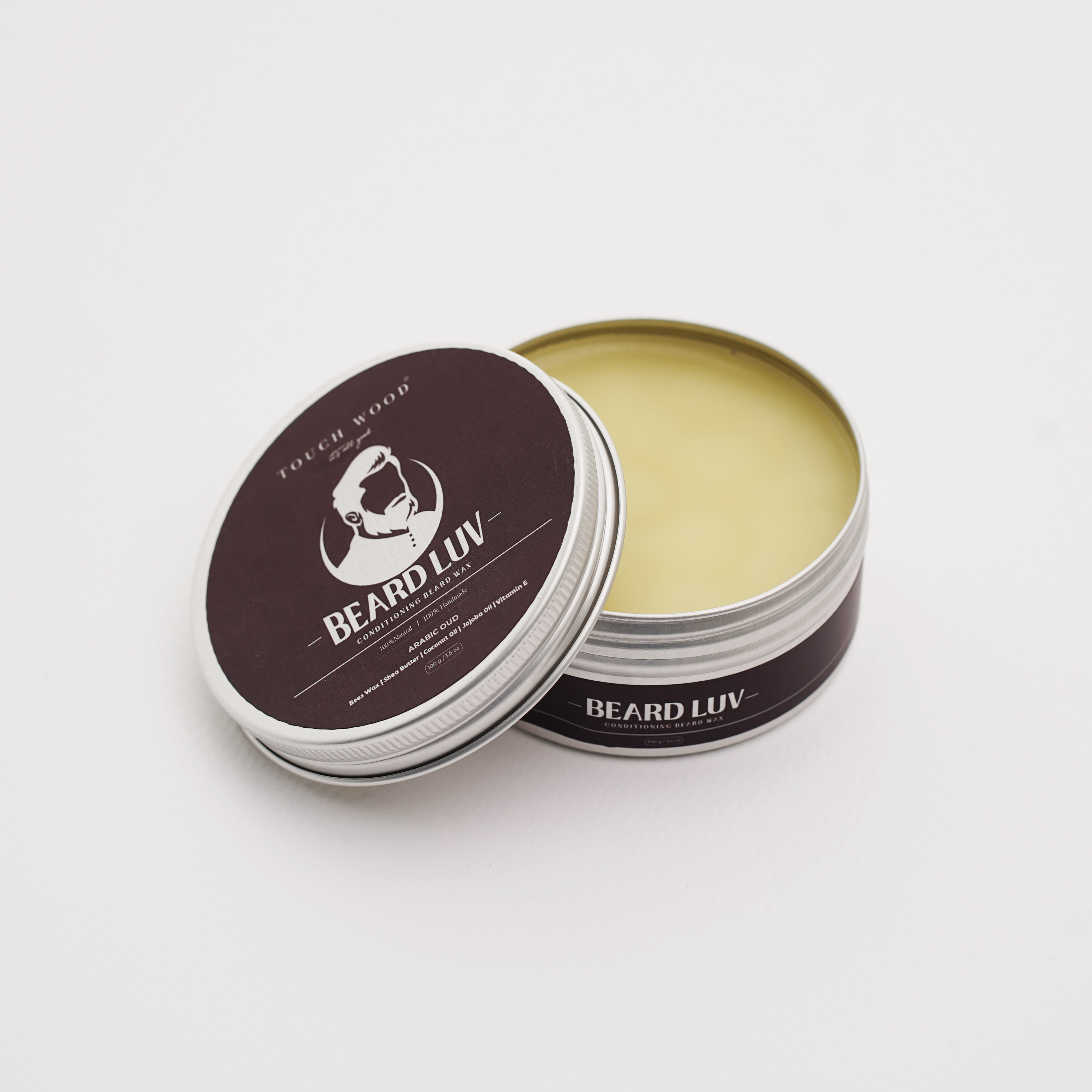 Beard Luv All-Natural Beard Wax- Oud Scented